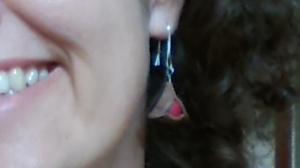 Hamantaschen earring